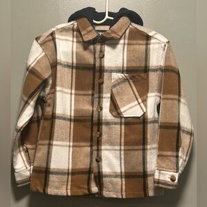 Tony Hawk Plaid Hooded Jacket Size 8
